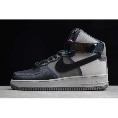 Nike Erkek Air Force 1 High Siyah / Koyu Gri Kaykay Ayakkabı Türkiye - C1FJ9RZ2